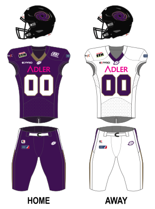 Description de l'image Frankfurt Galaxy Uniform (2023).svg.