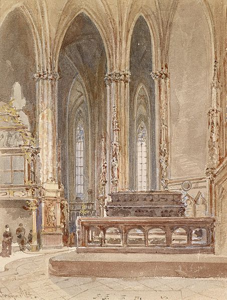 File:Franz Alt Stephansdom Denkmal Friedrich III.jpg