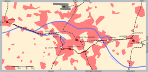 Rute for omkjøringsveien til Hannover