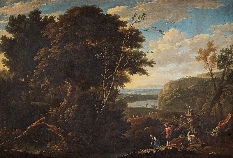 File:Gaspar de Witte - Landscape with figures and cattle.jpg