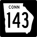 Georgia 143 Connector (1960).svg