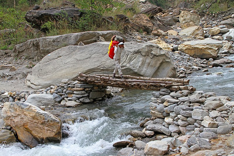 فائل:Ghandruk-Jhinudanda-70-Kimrong Khola-Bruecke-Traeger-2013-gje.jpg