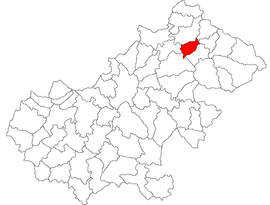 Umístění v Satu Mare County