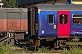 2009-09-10 15:15 First Great Western 153329 sits in the sidings at Gloucester.