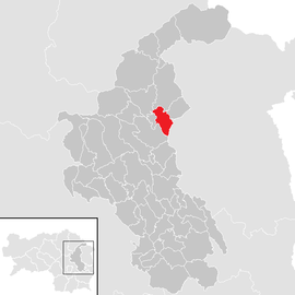 Poloha obce Gschaid bei Birkfeld v okrese Weiz (klikacia mapa)
