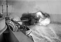 HMS Warspite, Sicily 1943