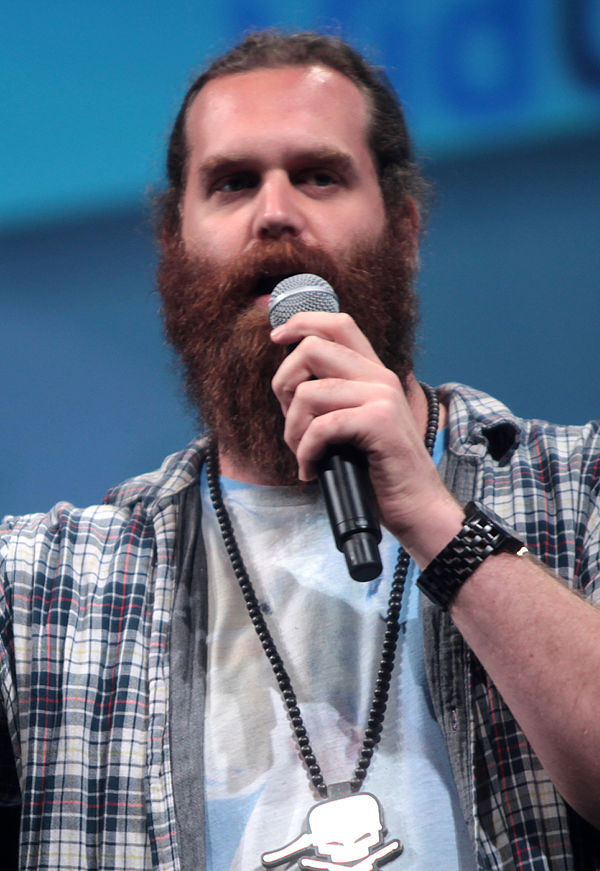 Morenstein speaking at the 2014 VidCon