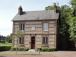 Hautot-le-Vatois (Seine-Mar.) mairie-école.jpg
