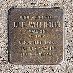 Stolperstein in Vitte, Insel Hiddensee