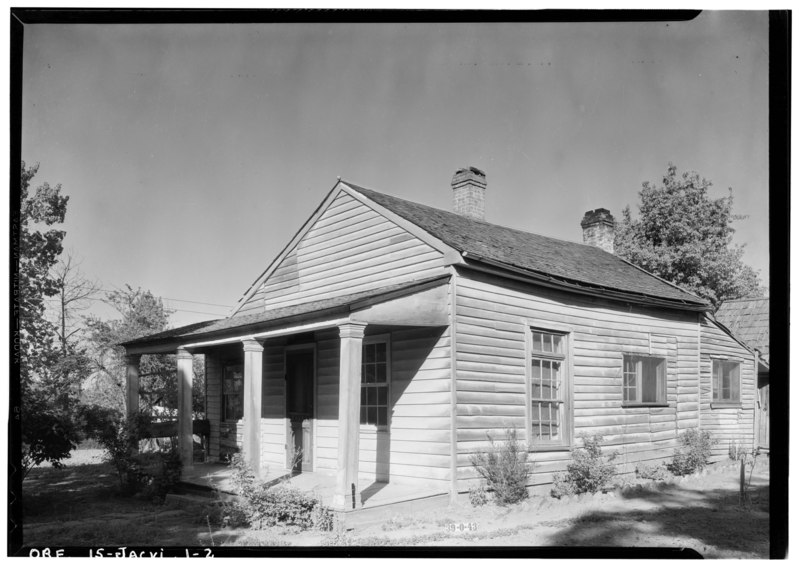 File:Historic American Buildings Survey, 1934. - Dr. G. W. Greer House, 250 North Oregon Street, Jacksonville, Jackson County, OR HABS ORE,15-JACVI,1-2.tif