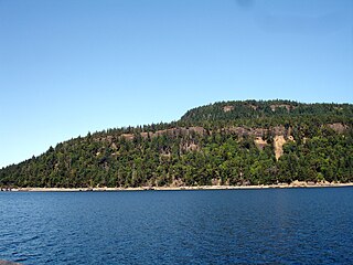Hornby Island island in Canada