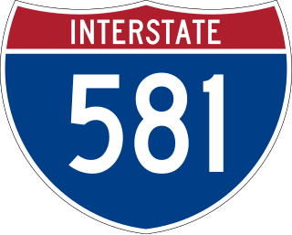 <span class="mw-page-title-main">Interstate 581</span> Highway in Virginia