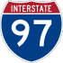 Interstate 97 marker