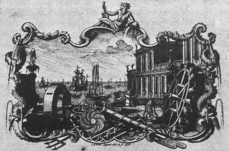 File:Illustration from the first page of Hydrodynamica, 1738.jpg