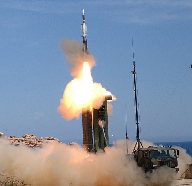 File:Italian Army - 4th Anti-aircraft Artillery Regiment "Peschiera" SAMPT missile launch.jpg