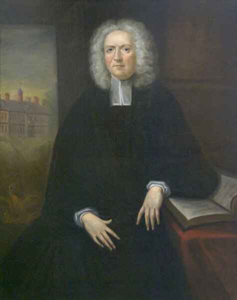 James Blair, whose efforts to found the College of William and Mary Nicholson supported
