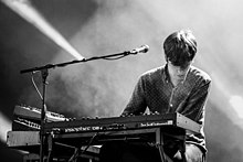 Image of James Blake at a music festival