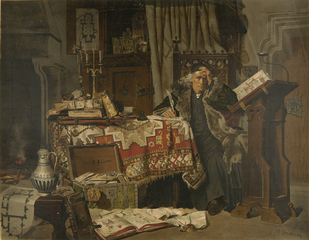 Jan Długosz, reprodukcja obrazu Antoniego Gramatyki