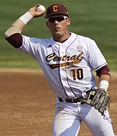 Jason Sullivan with the Chippewas in 2017 Jason Sullivan 002 (cropped).jpg