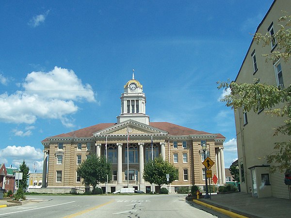 The Dubois County courthouse in Jasper, Indiana