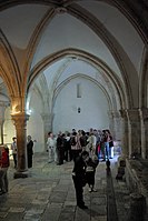 The Cenacle on Mount Zion, claimed to be the location of the Last Supper and Pentecost. Bargil Pixner[15] claims the original Church of the Apostles is located under the current structure.