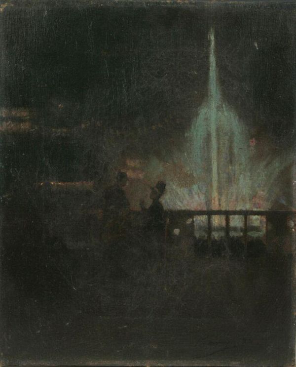 The 'Fairy Fountain' at the exhibition, by John Lavery.