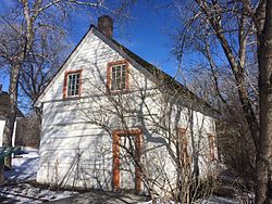 John Walter's first house was built in 1876, also the first house built on the south side of the river. It is the oldest personal residence still standing in Edmonton.