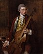 Retrato del compositor Carl Friedrich Abel con viola da gamba (h. 1765)