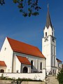 St. Ulrich Catholic Church, wall and chapel