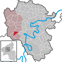 Läget för Kliding i Landkreis Cochem-Zell