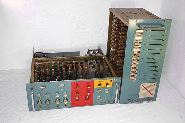 Early 1970s vocoder, custom-built for electronic music band Kraftwerk