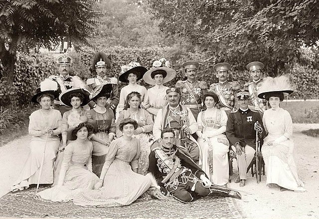 Royal family of Montenegro: King Nicholas I with his family. The Petrović-Njegoš dynasty ruled Montenegro continuously for almost 200 years.