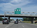 English: Approaching Exit 204 on the Kansas Turnpike.