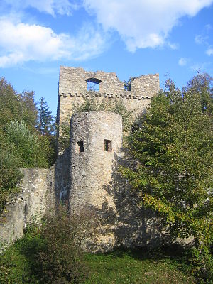 Palas of the Kürnburg near Stamsried