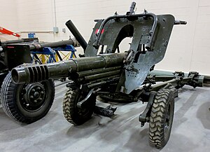 L5 105 mm Pack Howitzer, American version, CFB Gagetown, New Brunswick.JPG