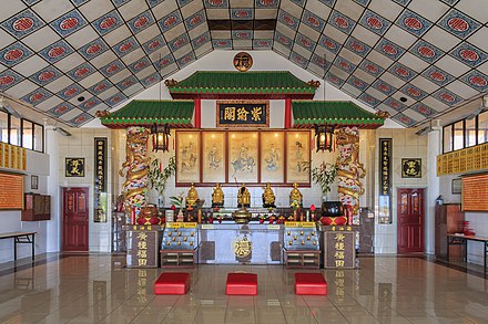 Interior of the Temple of the Che Yee Khor Moral Uplifting Society