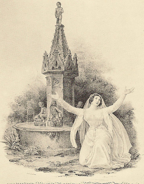 Henriette Meric-Lalande as Alaide in the original 1829 production