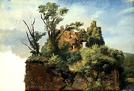 Τοπίο με ερείπια περίπου 1782-1785