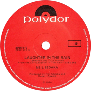 <span class="mw-page-title-main">Laughter in the Rain</span> 1974 single by Neil Sedaka
