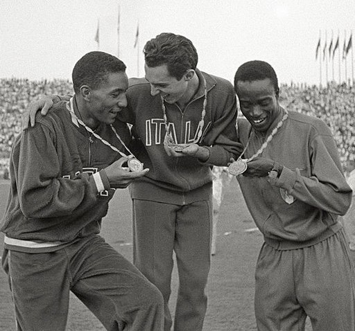 Lester Carney, Livio Berruti, Abdoulaye Seye 1960