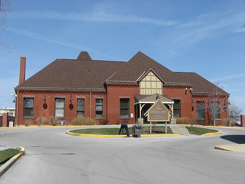 File:Lima Pennsylvania Railroad Passenger Depot front.jpg