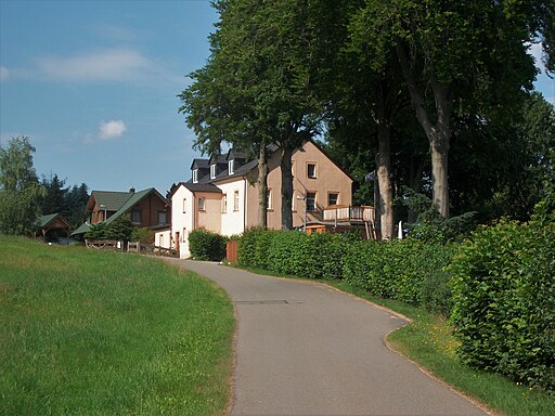 Lindenau, Schulstraße und Alte Schule