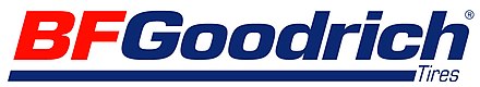 B.F. Goodrich Tires Logo. The Goodrich Corporation sold off its automotive tire division in 1988.