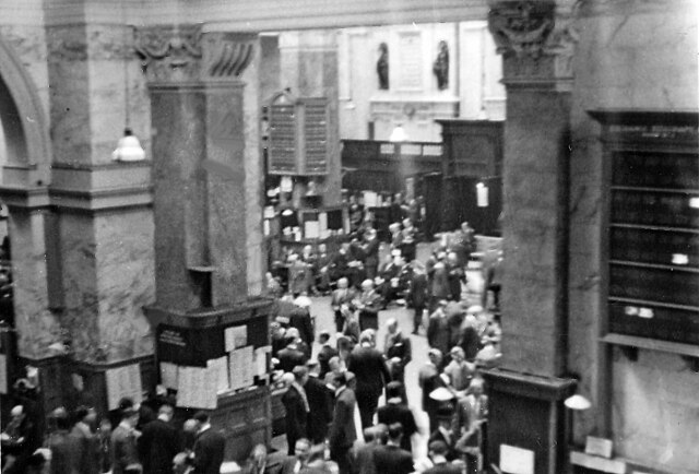 Trading floor in 1955