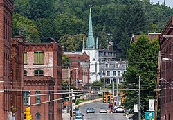 Looking north from South Main Street