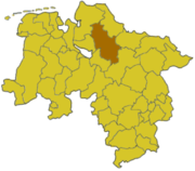 Rothenburg an der Wumme auf der Karte