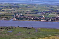 Skyline of Nordenham