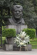 Vista del monumento a Luis Donaldo Colosio en el paseo de la Reforma.