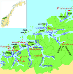 Mapa de Storfjord