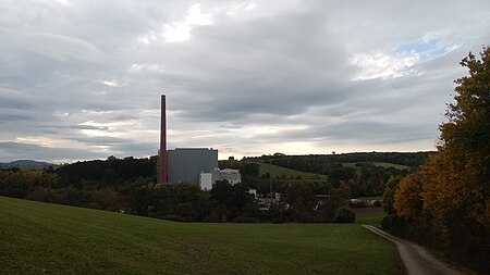 Müllheizkraftwerk Göppingen von Osten